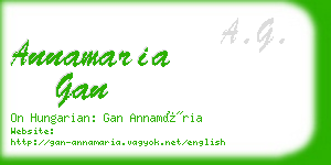 annamaria gan business card